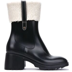 Cape Robbin Black and Cream Combat Boots